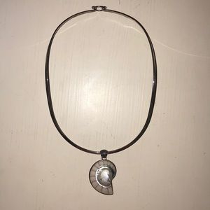 Silver Shell Necklace